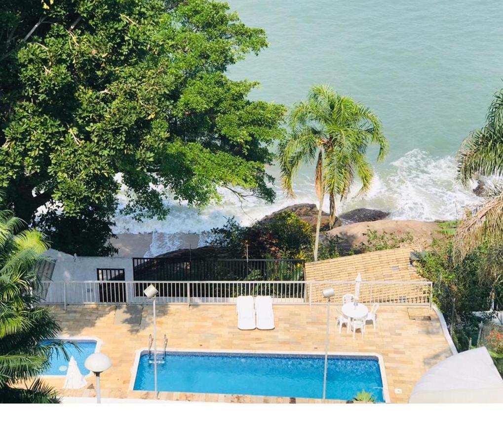 Lindo Duplex Pe Na Areia Com Praia Privativa Caraguatatuba Dış mekan fotoğraf